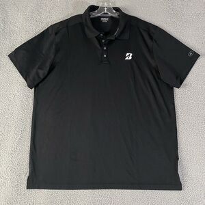 Bridgestone Tires Polo Shirt Ogio Men 2XL XXL Black Stretch Golf Employee Office